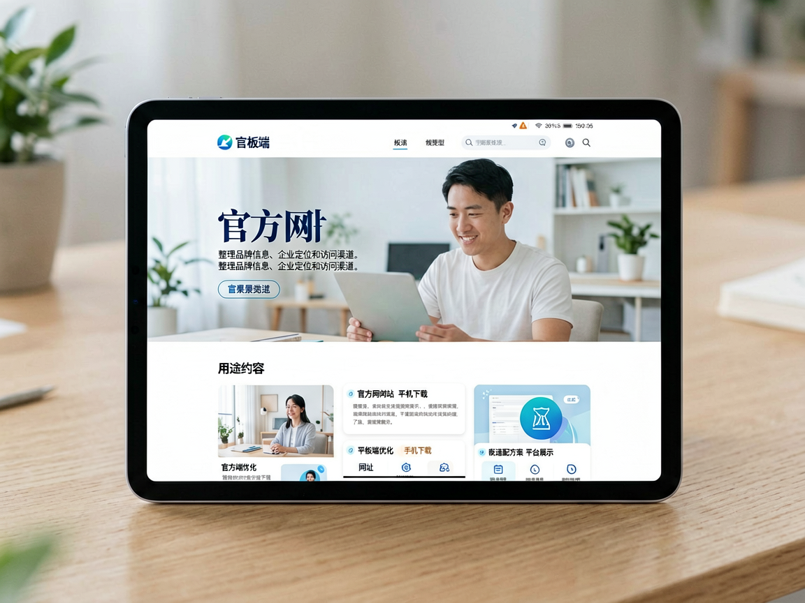 WM视讯平板端界面展示，呈现中等屏幕设备的优化布局